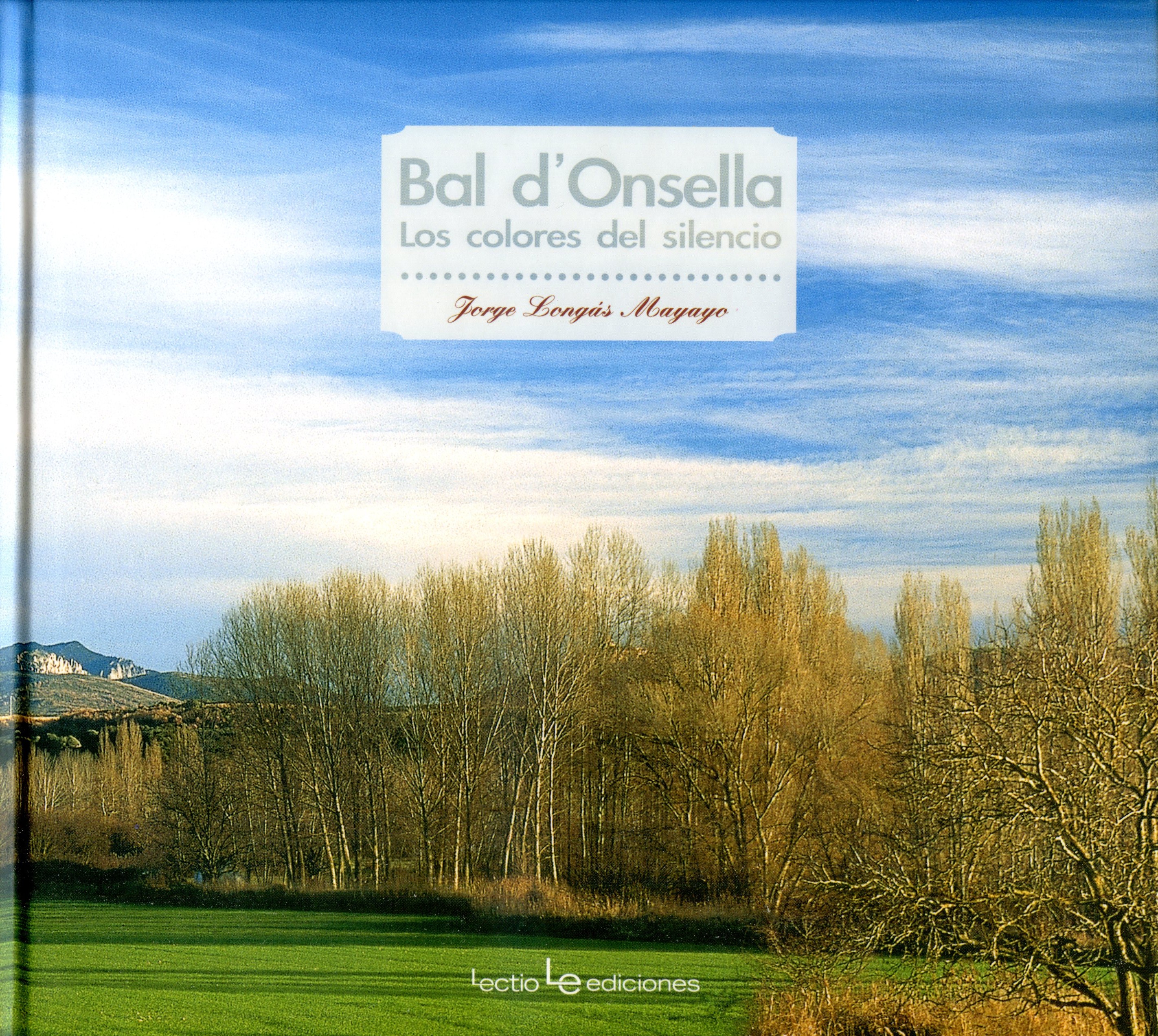 Bal d'Onsella : Los colores del silencio - Portada